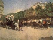 Childe Hassam Der Tag des Grand Prix oil painting on canvas